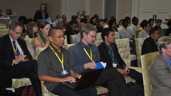 Audience members from government delegations and World Heritage Advisory Bodies