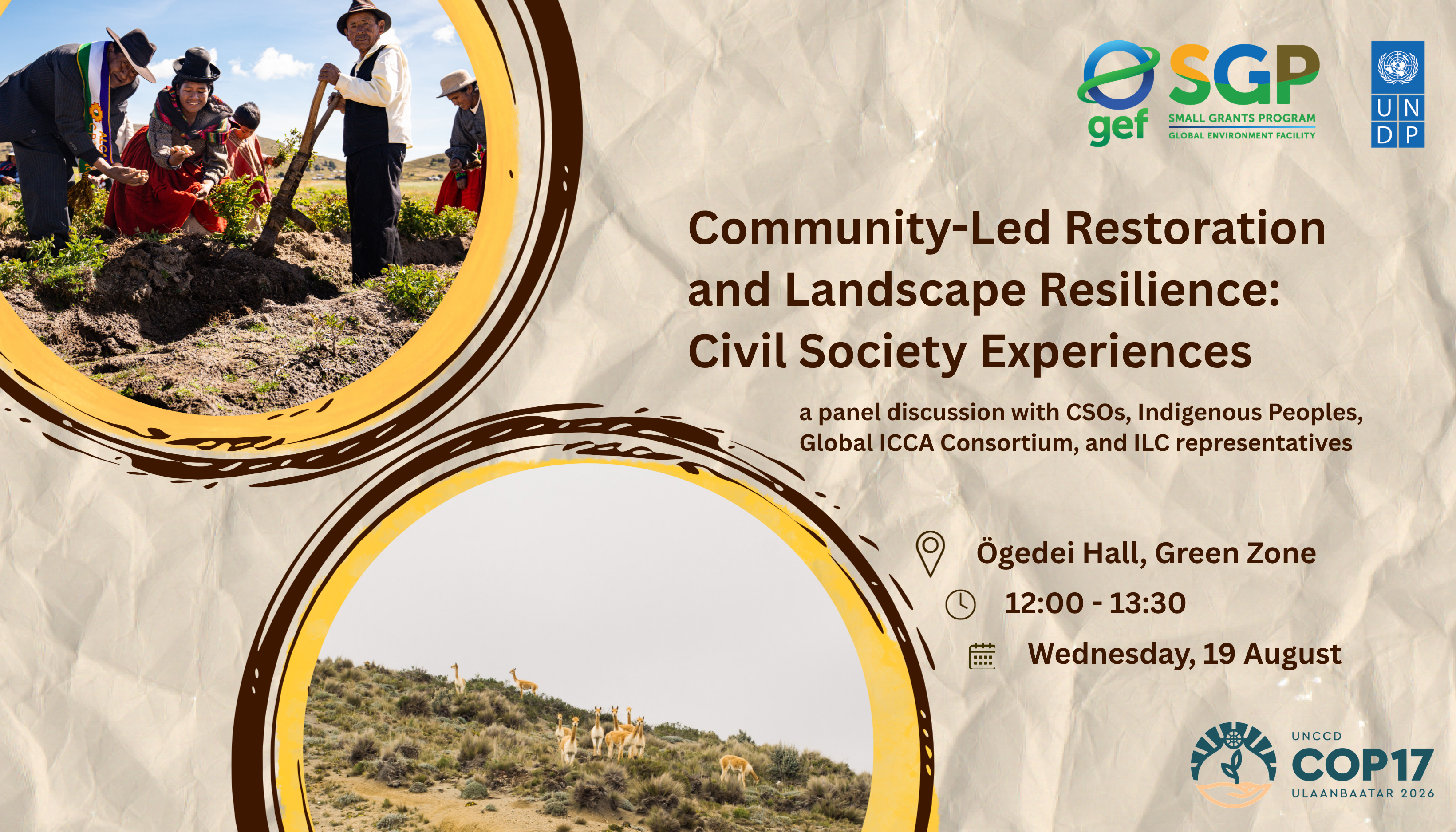 Side Event COP17 UNDP SGP 19Aug