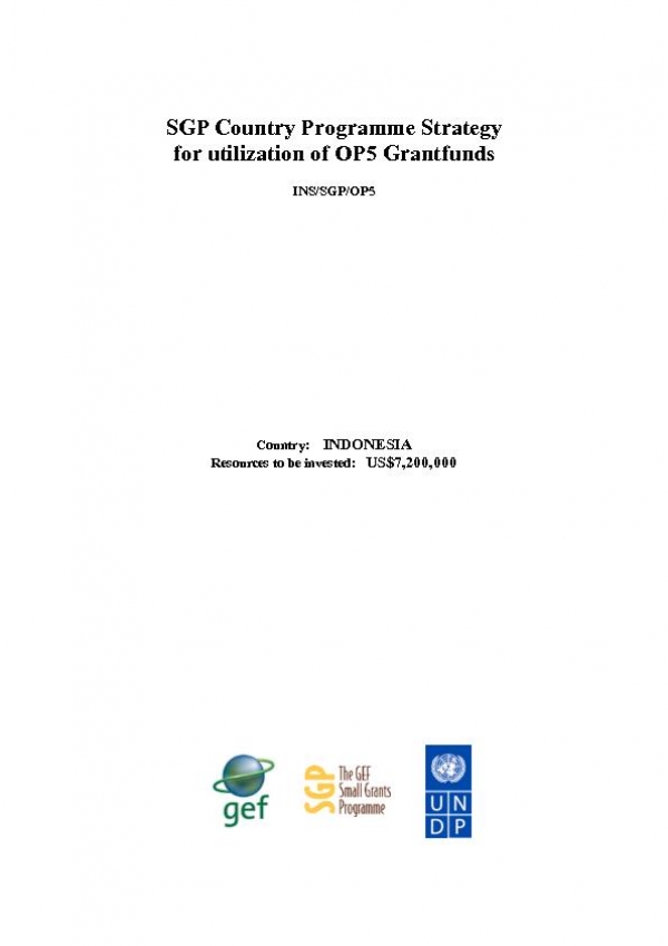 OP5 SGP Country Programme Strategy