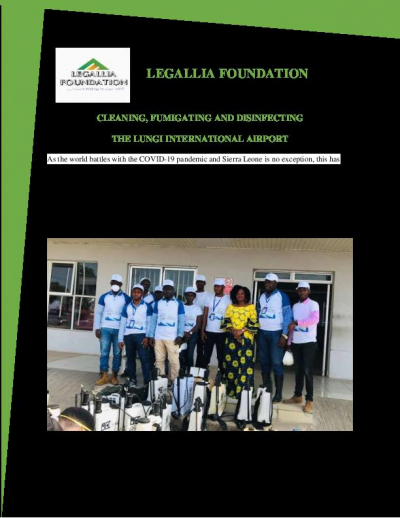 Grantees contribution to the fight against COVID-19 pandemic and Sierra Leone