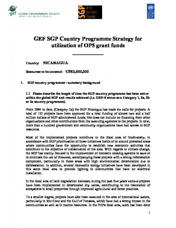 OP5 SGP Country Programme Strategy