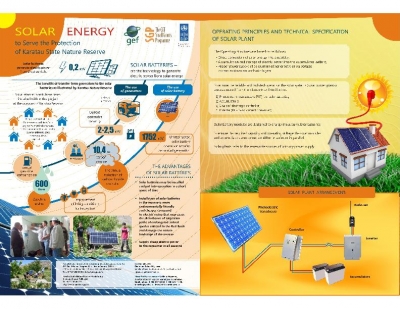 Kazakhstan - Project  "Solar Energy to protect Karatu Nature Reserve" info-graphic