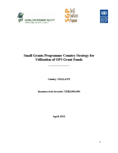 OP5 SGP Country Programme Strategy