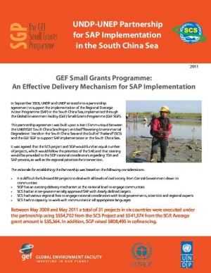 Implementing the Regional SAP in the South China Sea