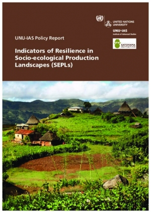 Indicators of Resilience of Socio-Ecological Production Landscapes