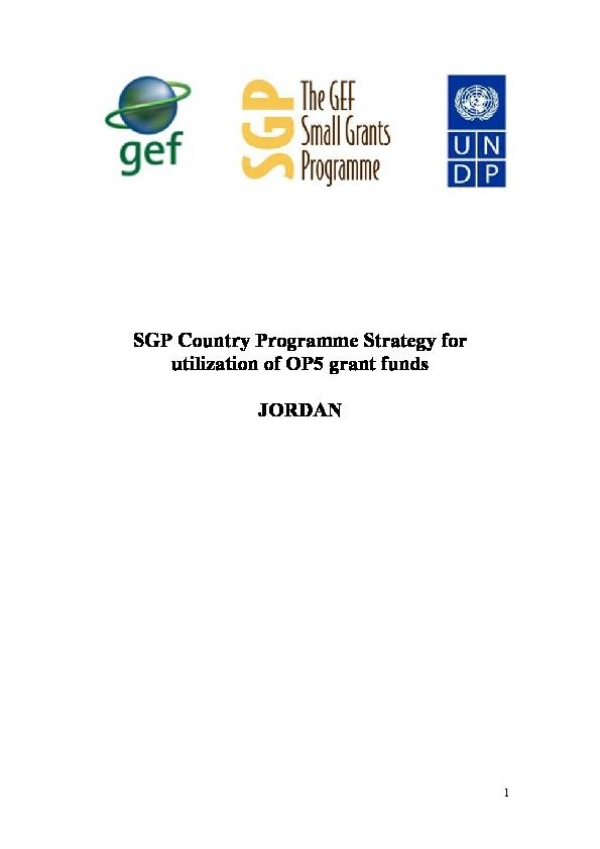OP5 SGP Country Programme Strategy
