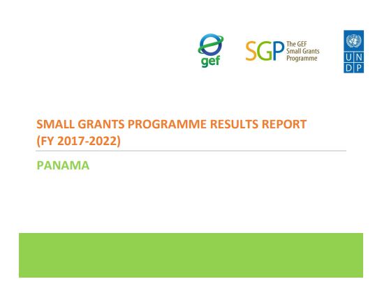 Panama Results Report, 2017-2022