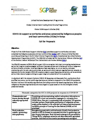SGP_Call_for_Proposals_ICCA_GSI_Phase 2_COVID-19_response - Jan 2021 - online- version