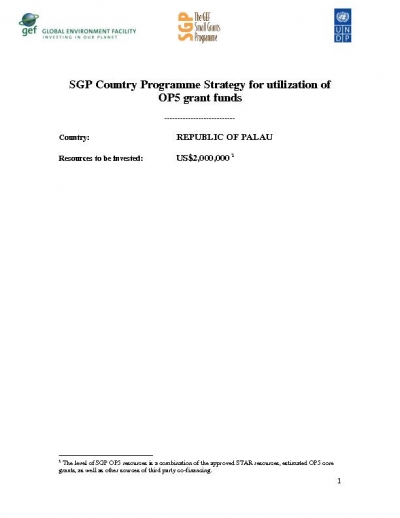 OP5 SGP Country Programme Strategy