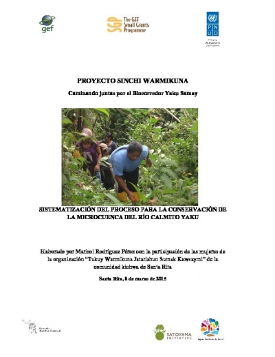 Evaluation of project Sinchi Warmikuna - SGP Ecuador