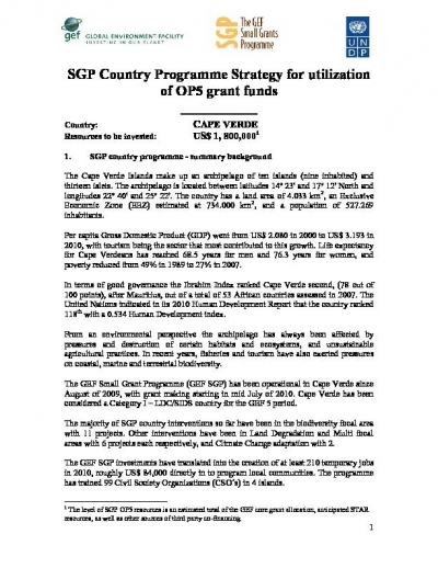 OP5 SGP Country Programme Strategy