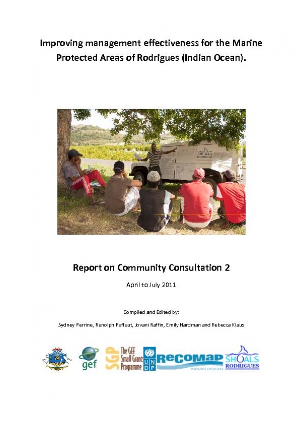 Part 2: Rodrigues Marine Reserve Community Consultation