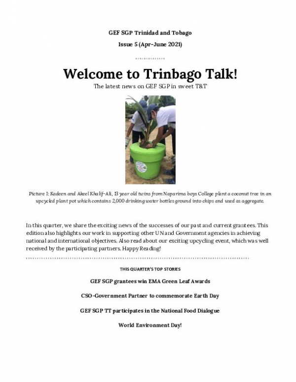 GEF SGP TT ENewsletter Issue 5 (Apr-June 2021)