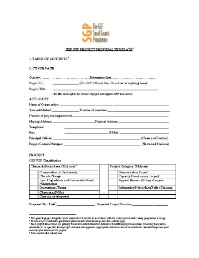 SGP Project Template