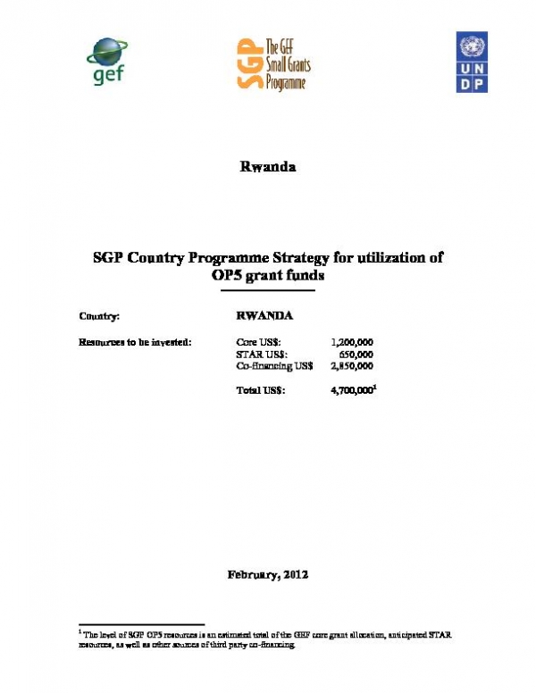 OP5 SGP Country Programme Strategy