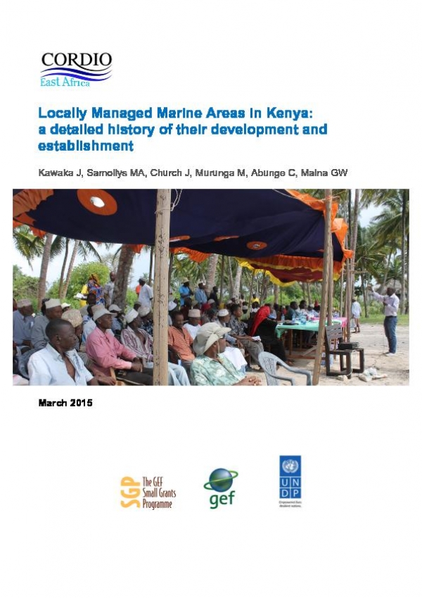 Kenya: Locally managed Marine Areas, a detailed history of their development and establishment