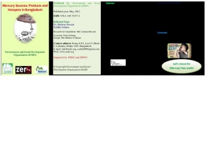 Mercury Sources: Products and Hotspots in Bangladesh