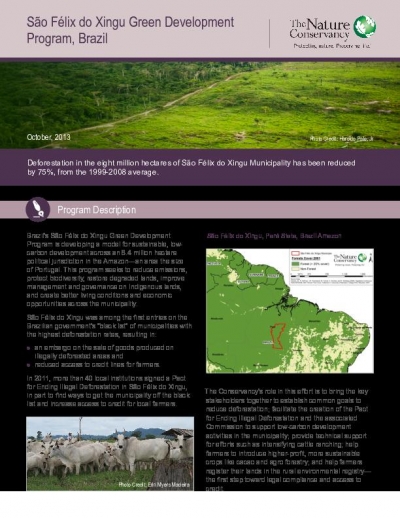 Sao Felix do Xingu Green Development Programme