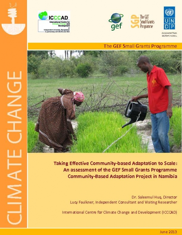 An Assessment of GEF SGP Community Based Adaptation Project in Namibia
