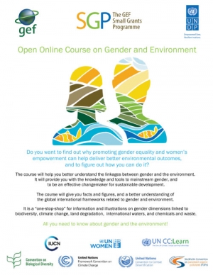 Open Online Course on Gender and Environment