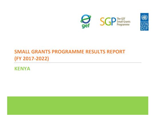Kenya Results Report, 2017-2022