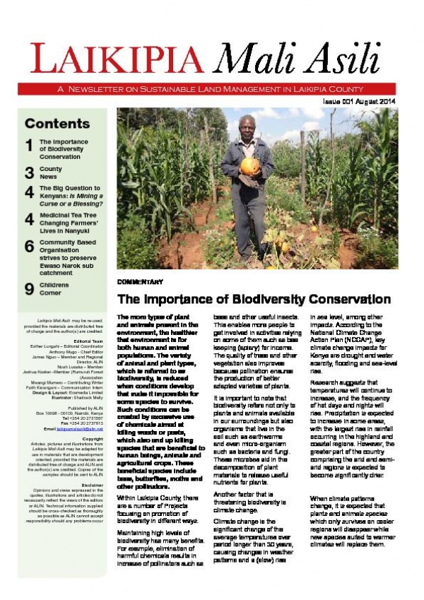 Kenya - Sustainable land management in Lakipia County