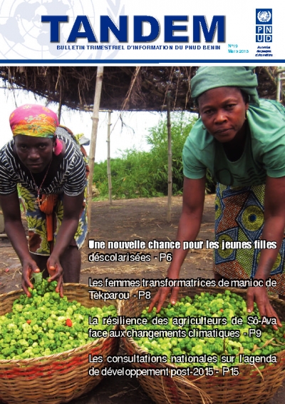 SGP Benin at UNDP Benin newsletter, March 2013