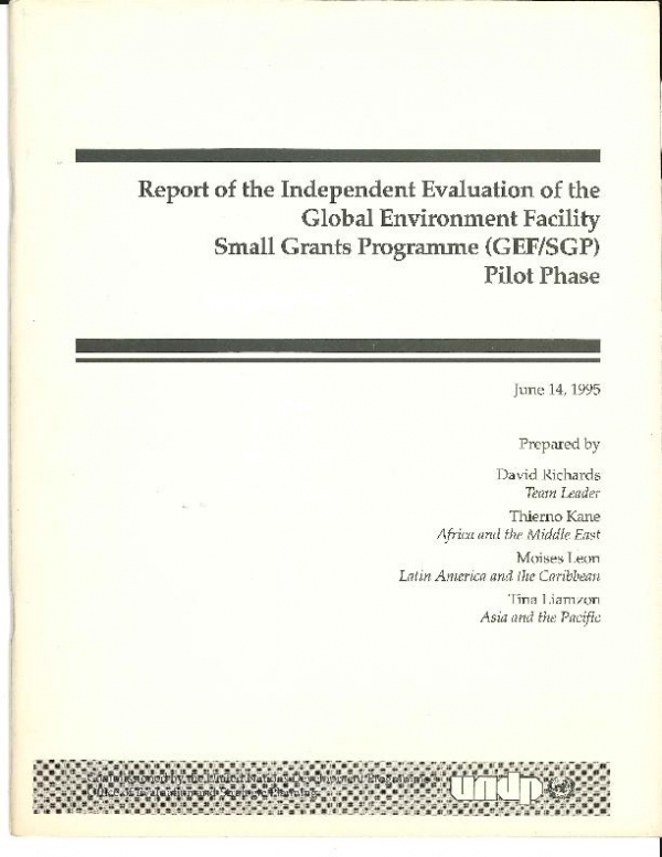 GEF SGP First Indipendent Evaluation