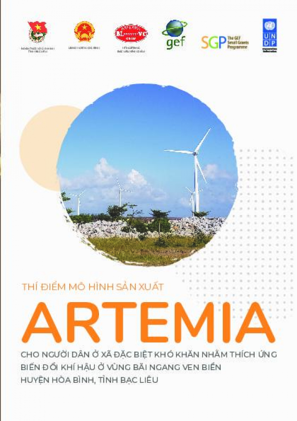 Developing the community-based Artemia  production supporting climate change adaptation in coastal areas of Hoa Binh district, Bae Lieu province