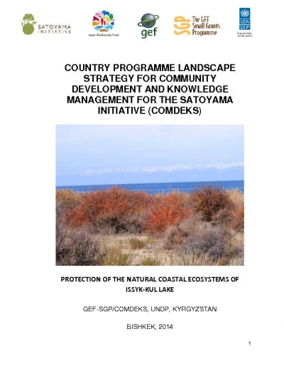Kyrgyzstan COMDEKS country strategy