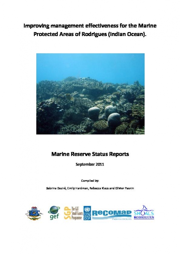 Rodrigues Marine Reserves Status Report