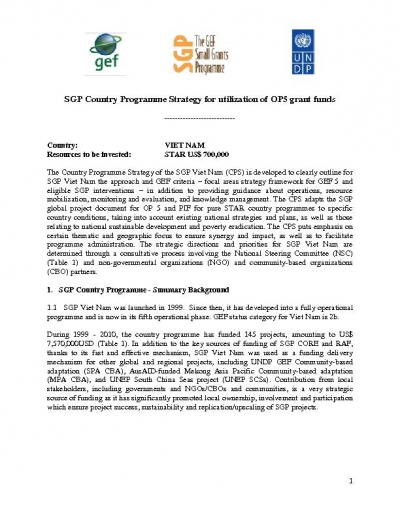 OP5 SGP Country Programme Strategy