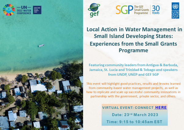 UN Water Conference 2023- SGP side event presentations