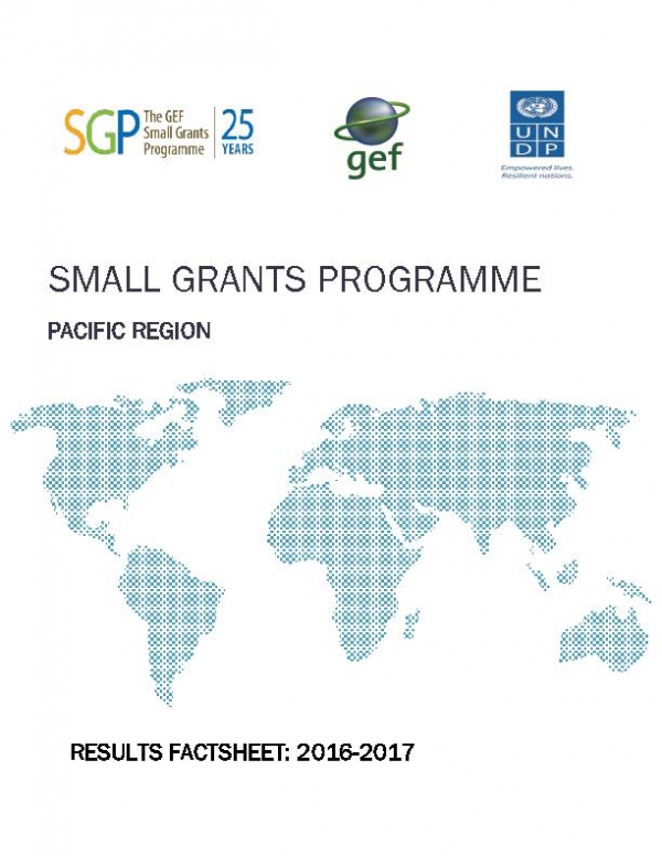 SGP the Pacific: Results fact sheet 2016 - 2017