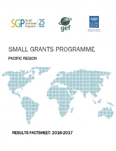 SGP the Pacific: Results fact sheet 2016 - 2017