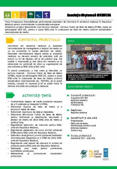 Fact sheets Improving the performance of environmental information
