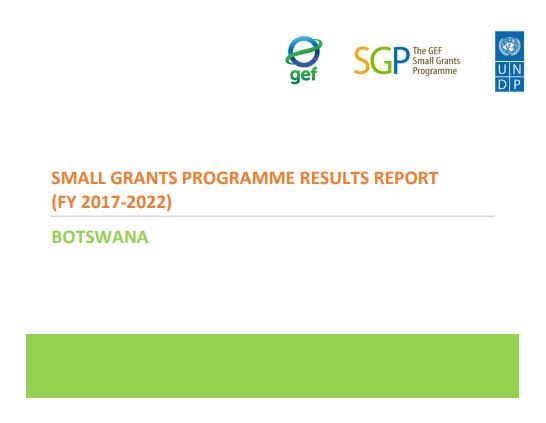 Botswana Results Report, 2017-2022