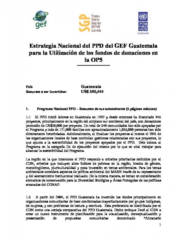 OP5 SGP Country Programme Strategy