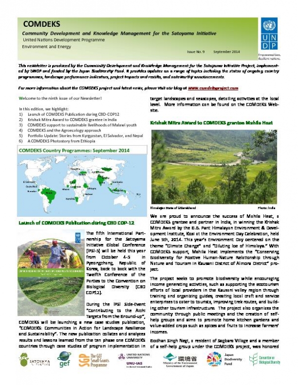 COMDEKS Newsletter Issue 9