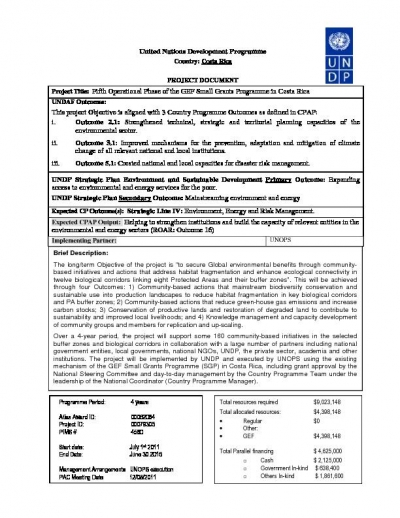 OP5 SGP Country Project Document