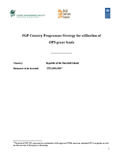 OP5 SGP Country Programme Strategy