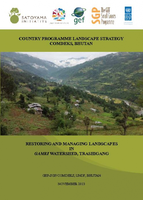 Bhutan - COMDEKS Country strategy