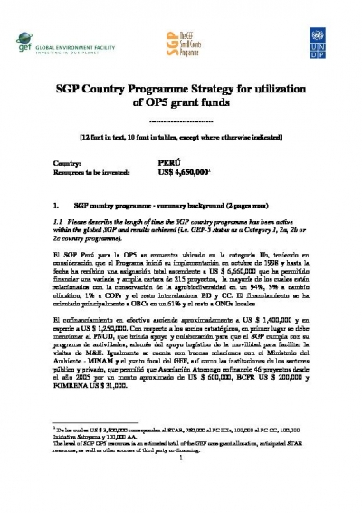 OP5 SGP Country Programme Strategy