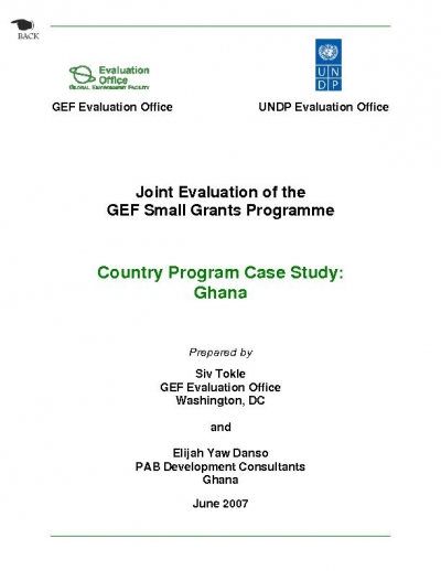 Ghana SGP Case Study