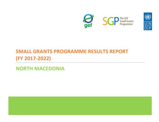 North Macedonia Results Report, 2017-2022