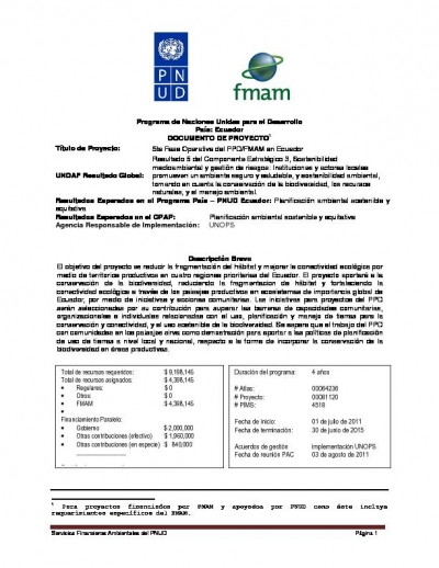 OP5 SGP Country Project Document