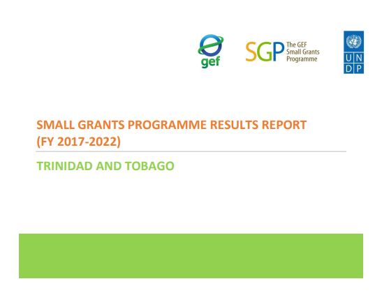 Trinidad and Tobago Results Report, 2017-2022