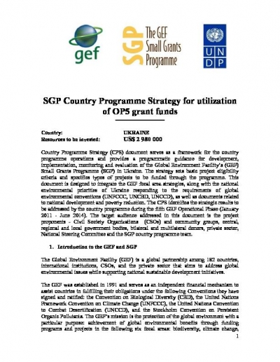 OP5 SGP Country Programme Strategy