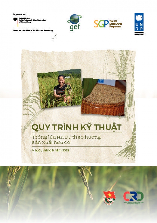Organic Ra Du Wet Rice Cultivation Manual for farmers in A Luoi district