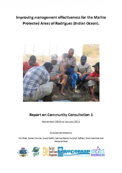 Part 1: Rodrigues Marine Reserve Community Consultation